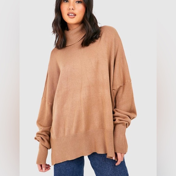 BOOHOO | Oversized turtleneck sweater NWOT - Picture 1 of 10